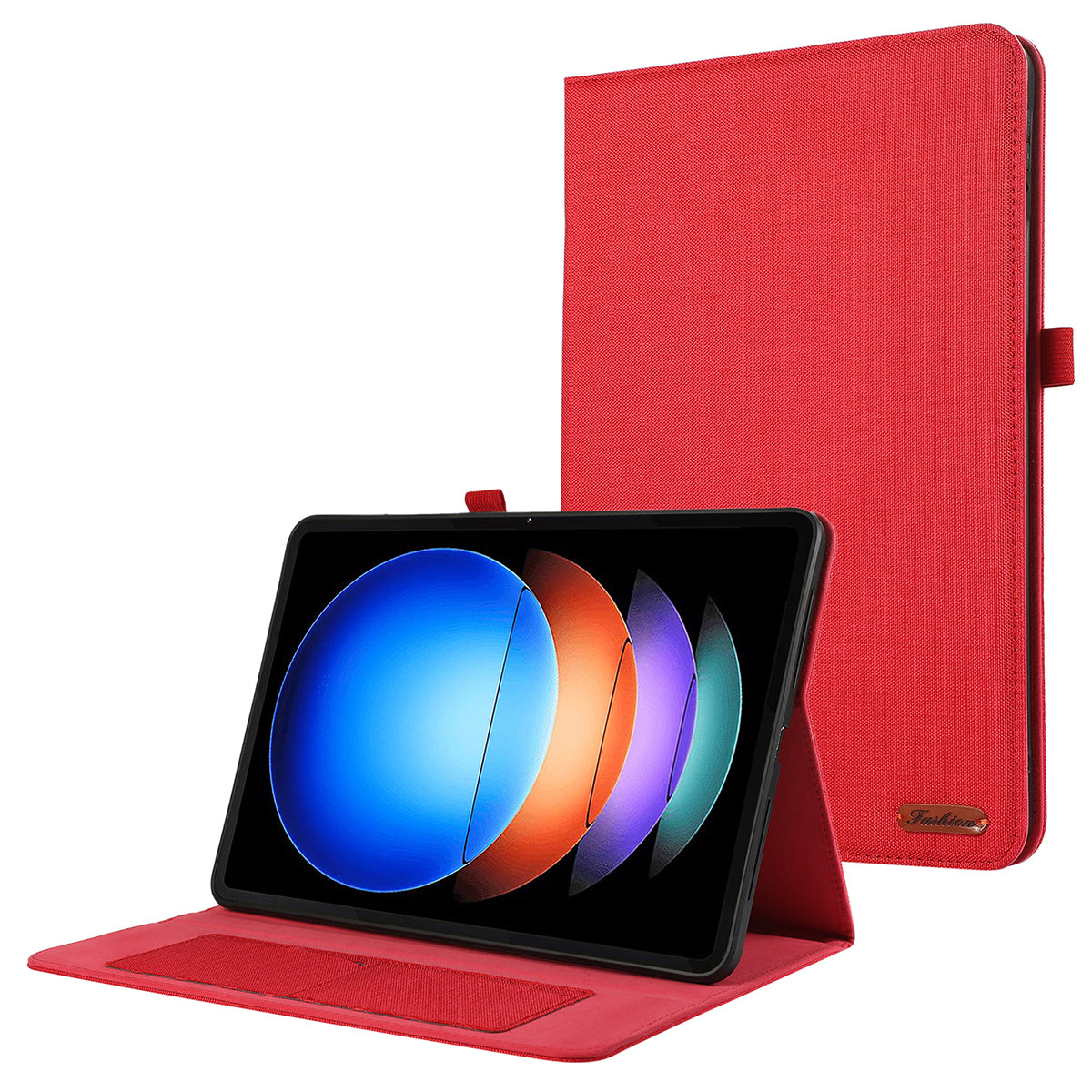 For Xiaomi Pad 6S Pro 12.4 Case Cloth Texture Leather Tablet Stand Cover with Card Holder For Xiaomi Pad 6S Pro 12.4 Case Cloth Texture Leather Tablet Stand Cover with Card Holder